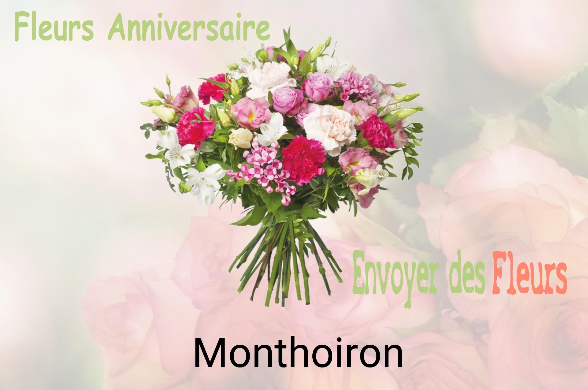 Bouquet de fleurs d’anniversaire livré à Monthoiron